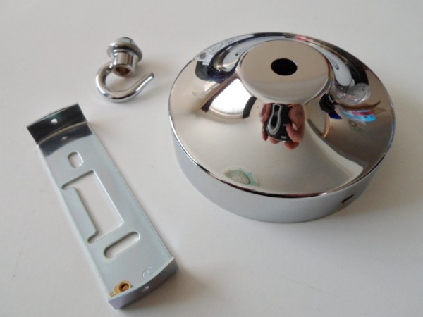 chandelier ceiling rose with open hook and bracket