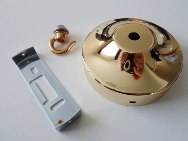 chandelier ceiling rose with open hook and bracket