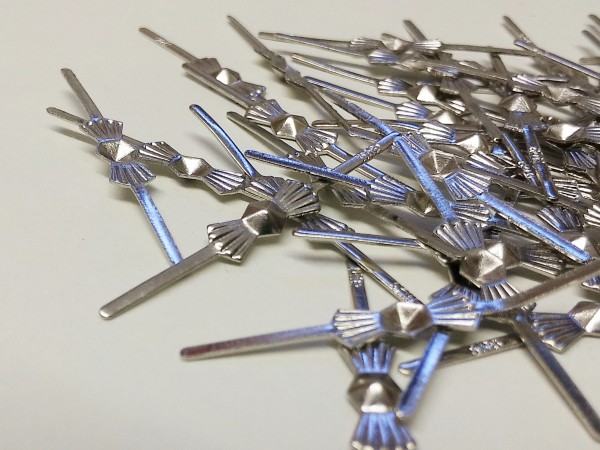Chrome chandelier clasps clips 