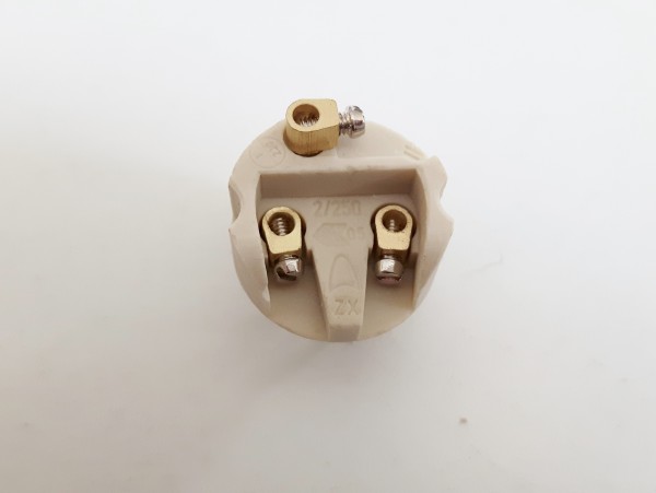 E14 Lamp Holder Plain Skirt Chrome Finish