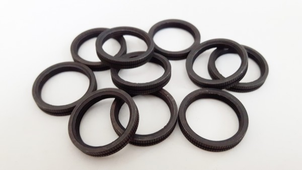 B15 SMALL BAYONET shade rings BRONZE 23mm width external 18mm width internal