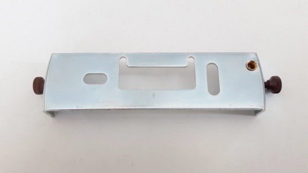 FIXING STRAP CEILING BRACKET WITH AGED BRASS SCREWS TO FIT 100MM DIAMETER ROSE