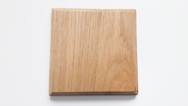Square ceiling pattress manufactured from Oak. Approx. width 150mm