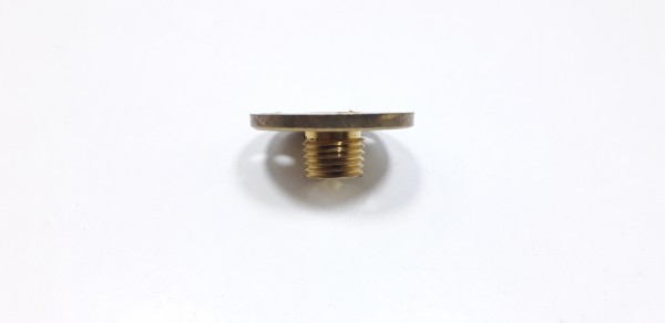Raw Solid Brass Mounting Plate for Lampholders 10mm thread 25mm wide