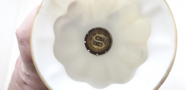 Lamp Shade With Brass Gallery and B22 Lamp Holder