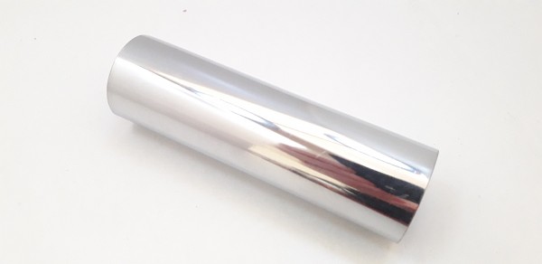 CHROME CANDLE TUBES 24MM WIDTH VARIOUS HEIGHTS