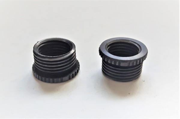 SOLID BRASS REDUCERS DARK BRONZE PACK OF 2 half inch male to 10mm female