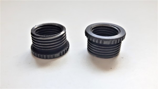 SOLID BRASS REDUCERS DARK BRONZE PACK OF 2 half inch male to 10mm female