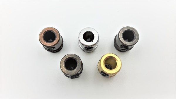 BRUSHED ANTIQUE ELECTRIC CABLE CORD GRIP  HALF INCH THREAD