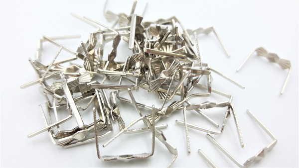 chandelier bow clips in chrome 11mm pack of 200