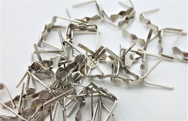 chandelier bow clips in chrome 11mm pack of 200