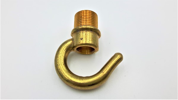 chandelier hook open hook brass half inch male thread