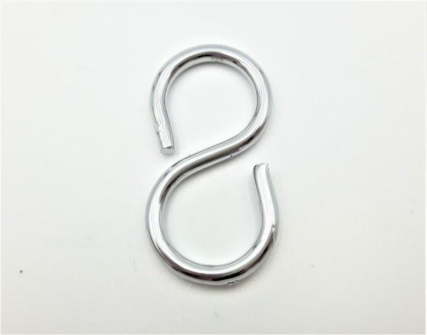 Chrome S Hook  Closed Type 10kgs Max Load 3 pack