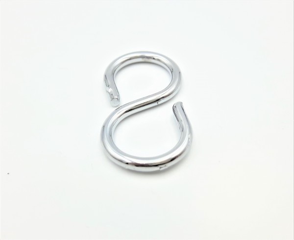 Chrome S Hook  Closed Type 10kgs Max Load 3 pack