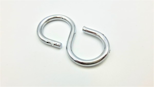 Chrome S Hook  Closed Type 10kgs Max Load 3 pack