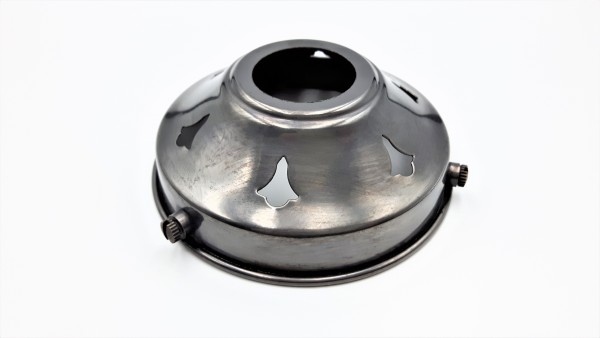 ANTIQUE DARK BRONZE GALLERY - GLASS SHADE HOLDER WIDTH 83MM OR 3 1~4 INCH