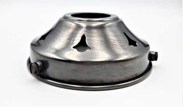 ANTIQUE DARK BRONZE GALLERY - GLASS SHADE HOLDER WIDTH 83MM OR 3 1~4 INCH