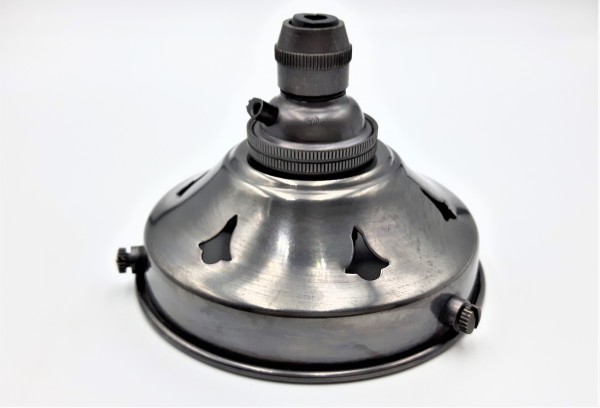 ANTIQUE DARK BRONZE GALLERY - GLASS SHADE HOLDER WIDTH 83MM OR 3 1~4 INCH