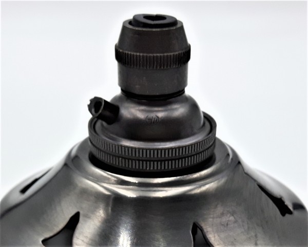 4 1~4 INCH DARK ANTIQUE BRONZE EFFECT GALLERY - GLASS SHADE HOLDER