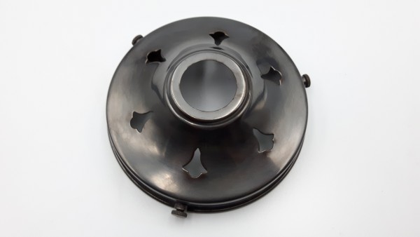 4 1~4 INCH DARK ANTIQUE BRONZE EFFECT GALLERY - GLASS SHADE HOLDER