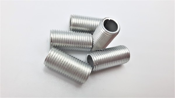 Hollow threaded rod, all thread M10 20mm length x 5 pieces