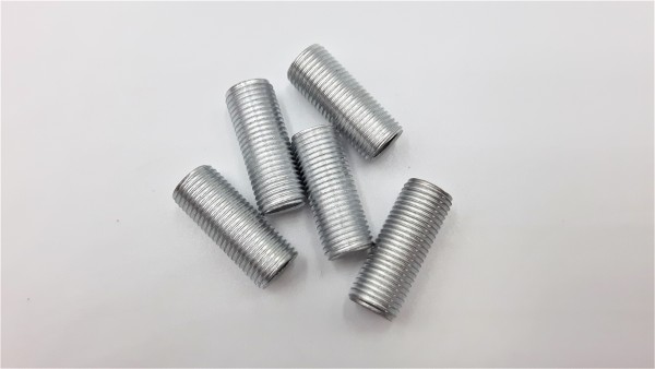 Hollow threaded rod, all thread M10 25mm length x 5 pieces 
