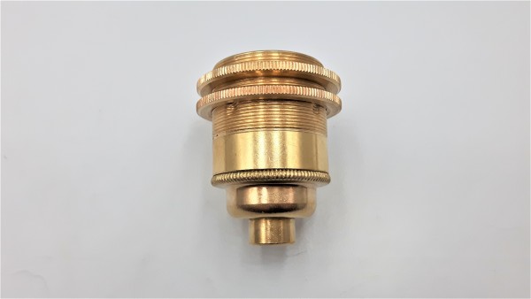 ES E27 Lamp Holder 3 Part Plus Shade Rings 10mm Thread
