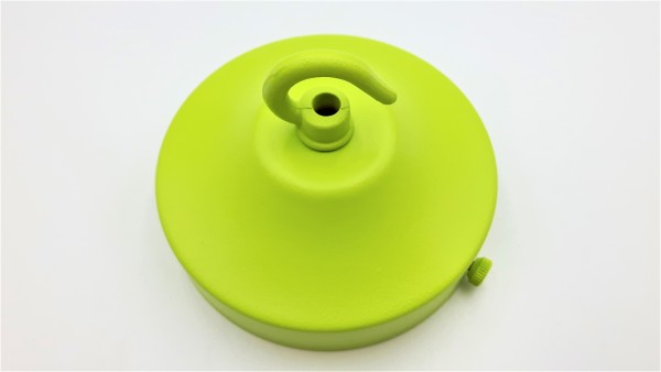 Ceiling Rose Hook Plus Strap 100mm Dia. Green Finish 