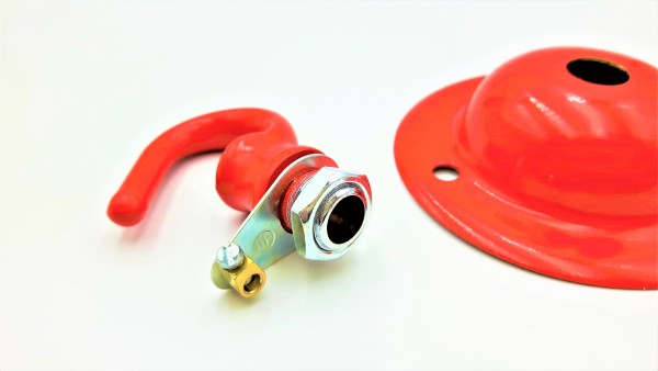 Red Ceiling Rose Hook Plate Hanging Suspension Fixing Plate