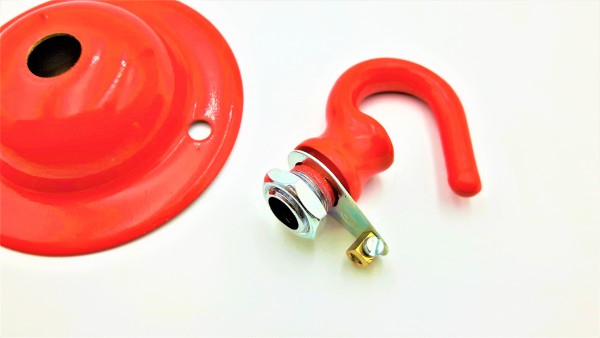 Red Ceiling Rose Hook Plate Hanging Suspension Fixing Plate
