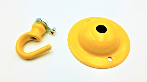 Yellow Ceiling Rose Hook Plate Hanging Suspension Fixing Plate 