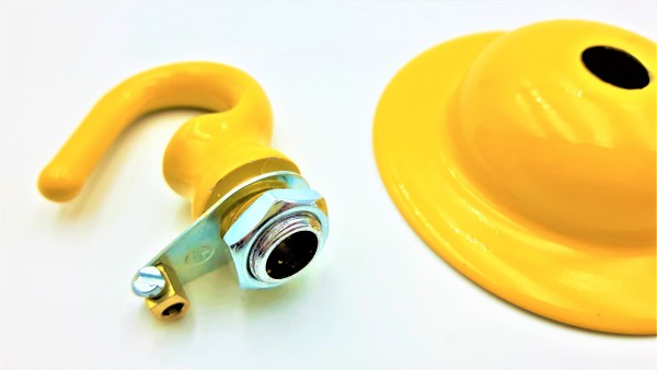 Yellow Ceiling Rose Hook Plate Hanging Suspension Fixing Plate 