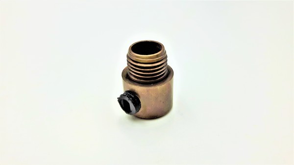 Antique Brass Electric Cable Cord Grip M10 Male Thread 