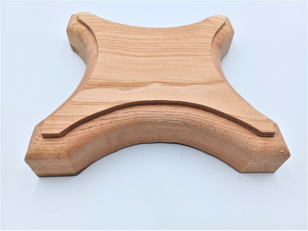 Wooden ceiling pattress or plinth English Oak, ninja star 195mm