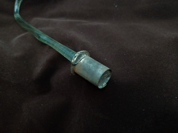 Antique Murano chandelier flower, blue, red, yellow and white.