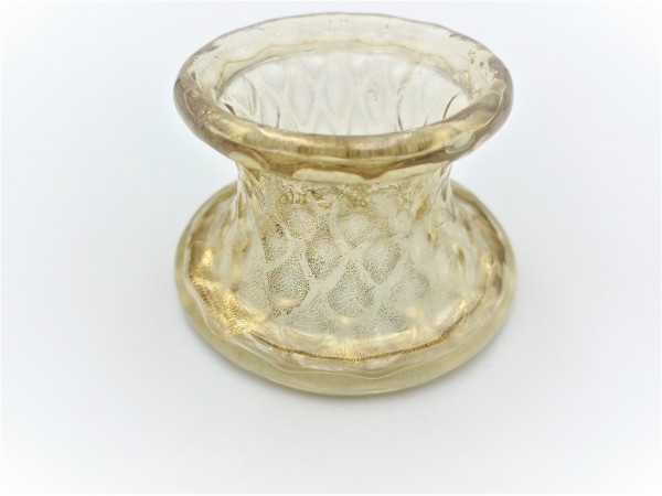 Venetian Chandelier glass stem spacer gold 83mm width 