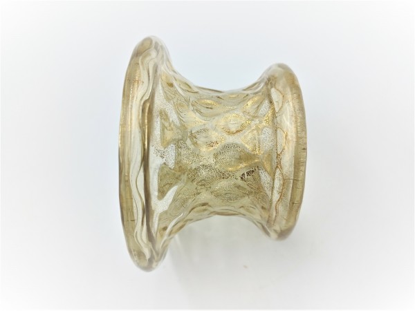 Venetian Chandelier glass stem spacer gold 83mm width 