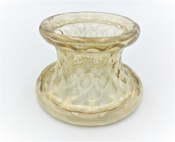 Venetian Chandelier glass stem spacer gold 83mm width 