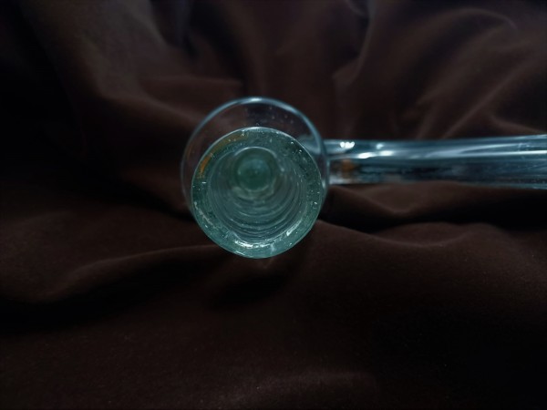 Antique Murano Clear Glass Chandelier arm