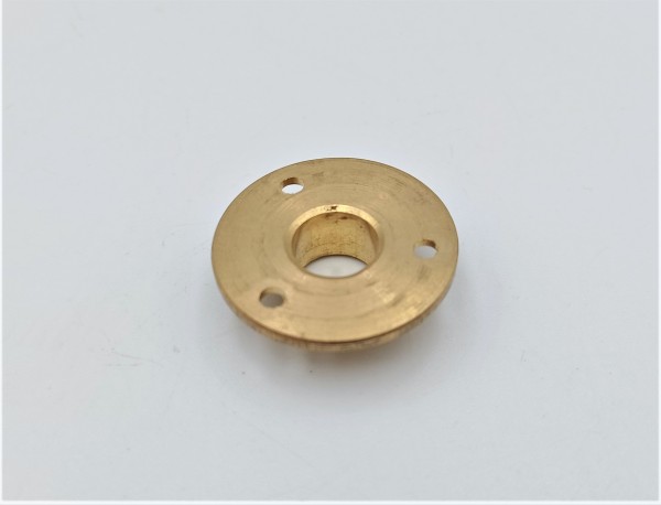 Raw Solid Brass Mounting Plate for Lamp holders half inch thread 25mm wide