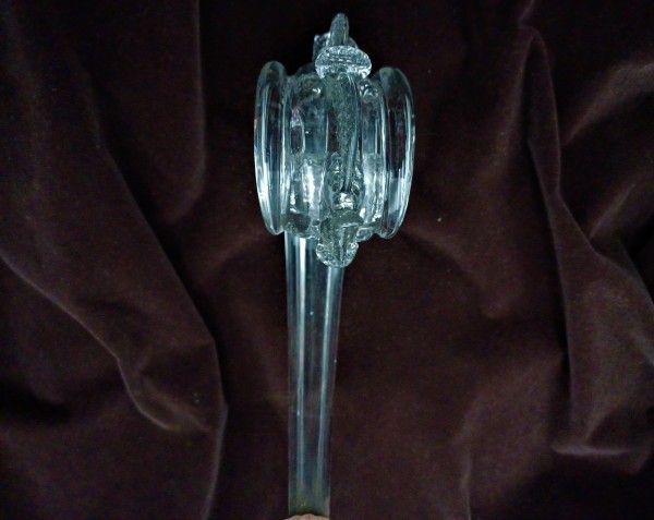 Clear Glass Murano Chandelier Crook  