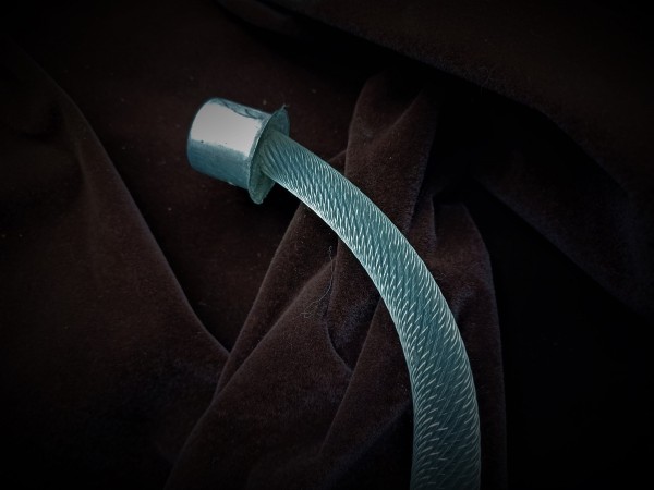 Venetian Chandelier glass Leaf Original Antique 