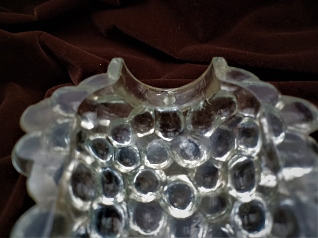 Glass light grape shade vintage