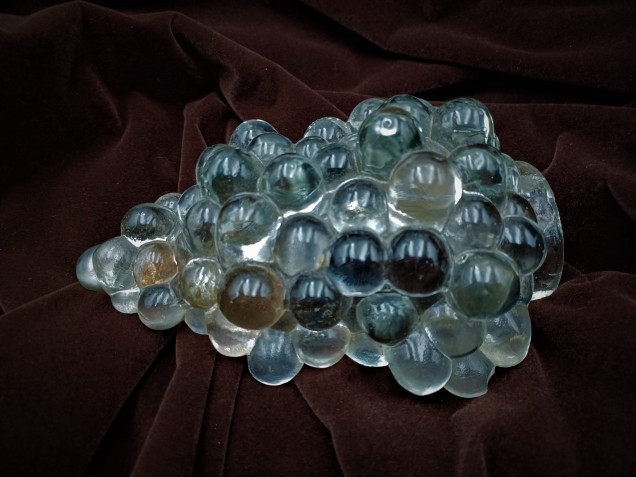 Glass light grape shade vintage