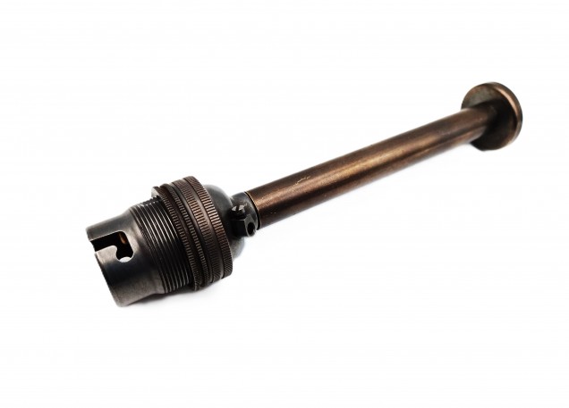 pedestal lamp holder dark bronze B22 large bayonet cap 4 sizes