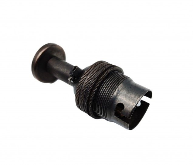 pedestal lamp holder dark bronze B22 large bayonet cap 4 sizes