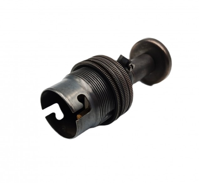 pedestal lamp holder dark bronze B22 large bayonet cap 4 sizes