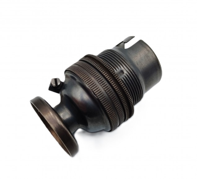 pedestal lamp holder dark bronze B22 large bayonet cap 4 sizes