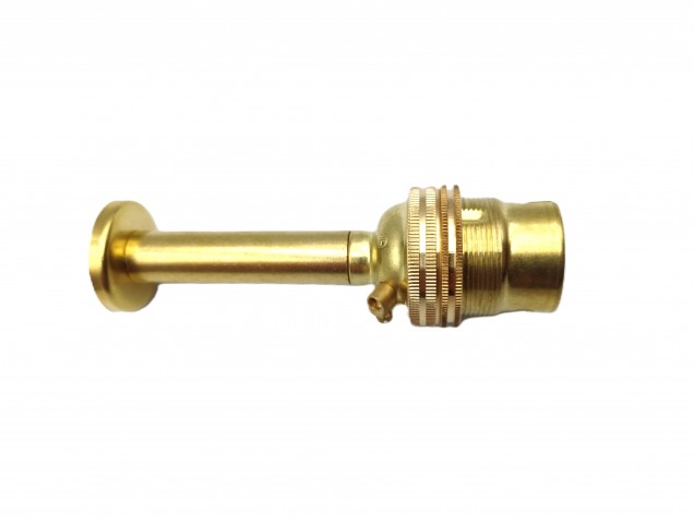 Brass pedestal lamp holder unswitched B22 large bayonet cap 4 sizes