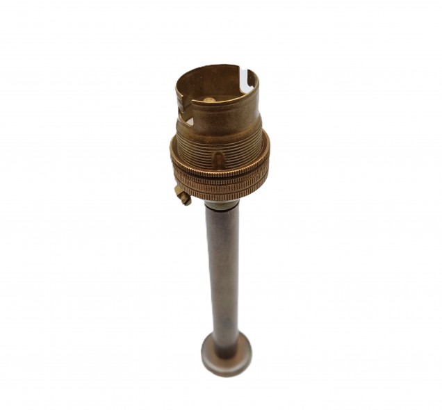 pedestal lamp holder antique brass B22 large bayonet cap 4 sizes